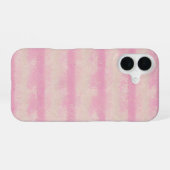 Soft Pink Stripe Phone Case iPhone 16 Hülle (Rückseite (Horizontal))