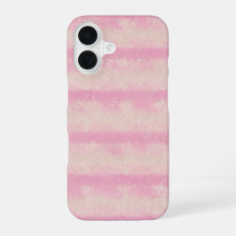 Soft Pink Stripe Phone Case iPhone 16 Hülle