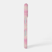Soft Pink Stripe Phone Case iPhone 16 Hülle (Rechte Seite)