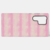 Soft Pink Stripe Phone Case Samsung Galaxy Hülle (Rückseite (Horizontal))