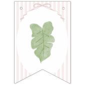 Soft Pink T Rex Tutu Girl Birthday Photo Banner (Erste Fahne)