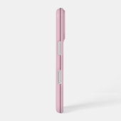 Soft Pink Vertical Stripe Pattern Minimal iPhone 16 Hülle (Rechte Seite)