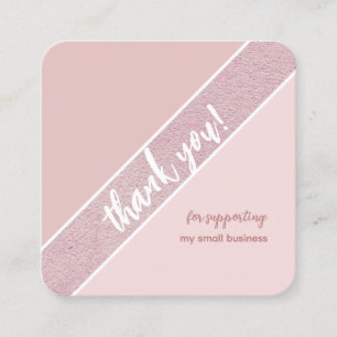 Soft Pink Vielen Dank für Ihre kleine Visitenkarte