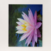 Soft Pink Wasserlilie Jigsaw Puzzle (Vertikal)
