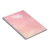 Soft Pink Watercolor-Farbdisplay Notizblock (Rechte Seite)