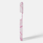 Soft Pink Watercolor Floral Seamless Pattern iPhone Hülle (Rechte Seite)