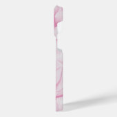 Soft Pink Watercolor Floral Seamless Pattern iPhone Hülle (Linke Seite)