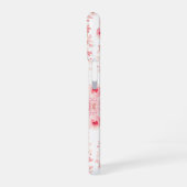 Soft Pink Watercolor Rose Seamless Pattern iPhone 16 Hülle (Linke Seite)