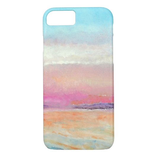 Soft Pinks und Blues Painted Sunset Case-Mate iPhone Hülle (Rückseite)