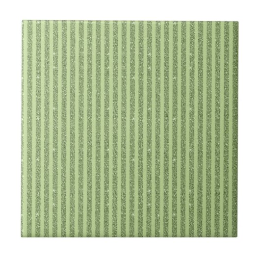Soft Pistachio Glitter Style Minimal Pattern Fliese (Vorderseite)