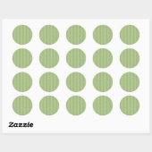 Soft Pistachio Glitter Style Minimal Pattern Runder Aufkleber (Blatt)
