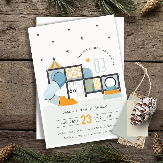 Soft Play Center Indoor Dschungelgymnastik Kinderg Einladung