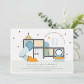 Soft Play Center Indoor Dschungelgymnastik Kinderg Einladung (Stehend Vorderseite)