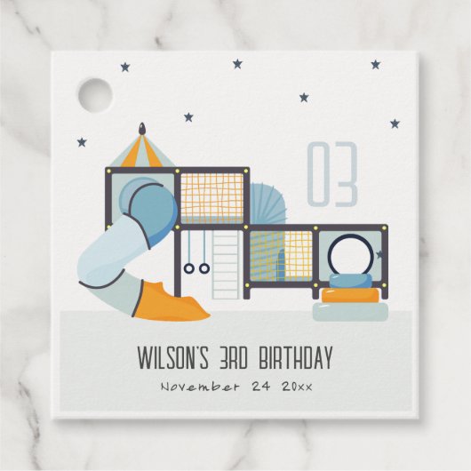 Soft Play Center Indoor Dschungelgymnastik Kinderg Geschenkanhänger (Vorderseite)