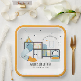 Soft Play Center Indoor Dschungelgymnastik Kinderg Pappteller