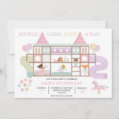 Soft Play Jungle Gym Geburtstagsparty Einladung (Vorderseite)