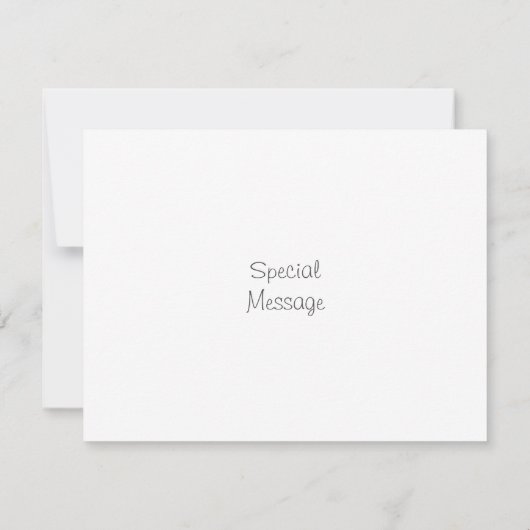 Soft Plum Mauve Watercolor Abstrakter Rahmen Danke (Rückseite)