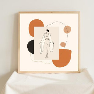 Soft Power – Minimalistische feminine Wandkunst Poster