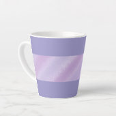 Soft Purple Aesthetic Latte Mug Milchtasse (Linke Ecke)