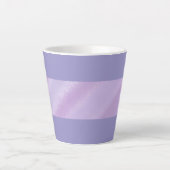 Soft Purple Aesthetic Latte Mug Milchtasse (Vorderseite)