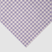 Soft Purple Gingham Plaid Check Holiday Pattern Seidenpapier (Ausschnitt)