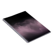 Soft Purple Smoke Abstract Art Notebook Notizblock (Rechte Seite)