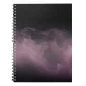 Soft Purple Smoke Abstract Art Notebook Notizblock (Vorderseite)