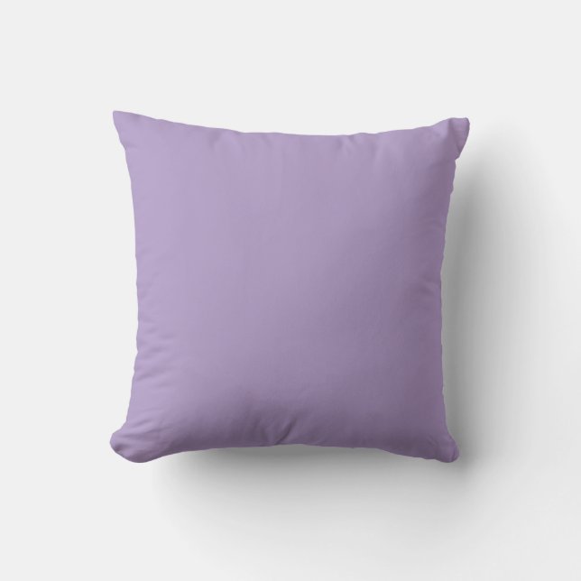 Soft Purple,Solid ,Modern Throw Pillow Kissen (Vorderseite)