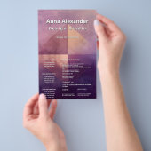Soft Quadrant | Minimales Design Flyer (Handgriff)