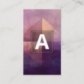 Soft Quadrant | Minimales Design Visitenkarte (Vorderseite)