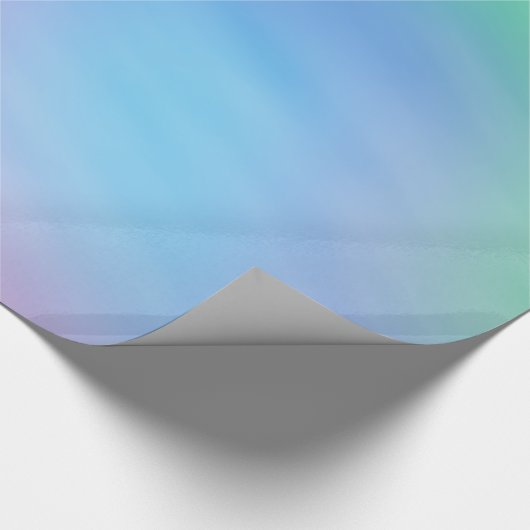 Soft Rainbow Colored Sky Geschenkpapier (Ecke)