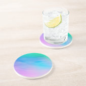 Soft Rainbow Colored Sky Getränkeuntersetzer (Seite)