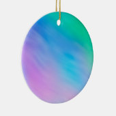 Soft Rainbow Colored Sky Keramikornament (Rechts)