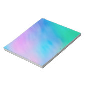 Soft Rainbow Colored Sky Notizblock (Rotiert)