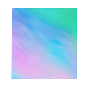Soft Rainbow Colored Sky Notizblock