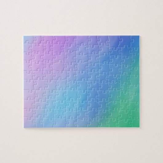 Soft Rainbow Colored Sky Puzzle (Horizontal)