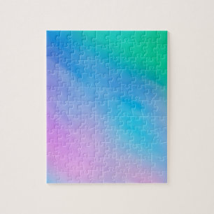 Soft Rainbow Colored Sky Puzzle