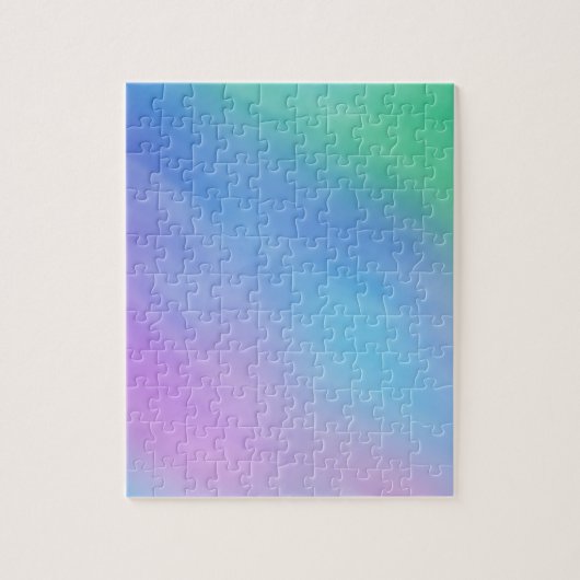 Soft Rainbow Colored Sky Puzzle (Vertikal)