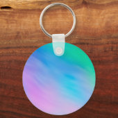 Soft Rainbow Colored Sky Schlüsselanhänger (Vorderseite)