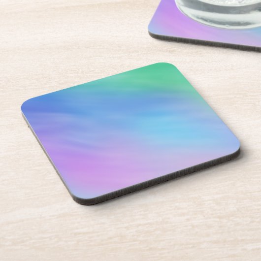 Soft Rainbow Colored Sky Untersetzer (Linke Seite)