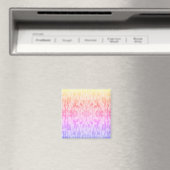 Soft Rainbow Colors Gemustert Magnet (In Situ (Geschirrspüler))
