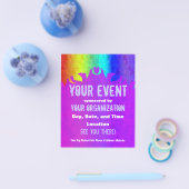 Soft Rainbow Flaming Event Flyer (Einzeln)