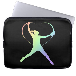 Soft Rainbow Softball Laptopschutzhülle
