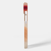 Soft Red Floral Collage iPhone Case (Rückseite / Links)