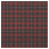 Soft Red Kariert Goth Punk Print Fabric Stoff (Nahaufnahme)