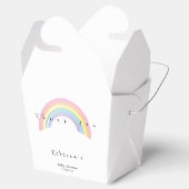 Soft Regenbogen Babydusche Gefälligkeitsbox Geschenkschachtel (Geöffnet)