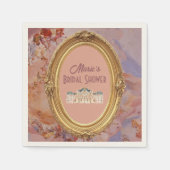 Soft Renaissance Rokoko Ästhetisches Brautparty Serviette (Vorderseite)