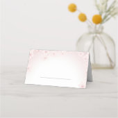Soft, Romantic Cherry Blossom Wedding Table name Platzkarte (Rückseite)