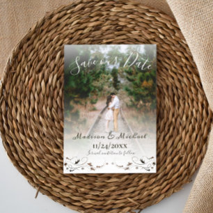 Soft Romantic Foto Ankündigung Datum freihalten