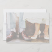 Soft Romantic Foto Typografie 30 Save the Date (Rückseite)